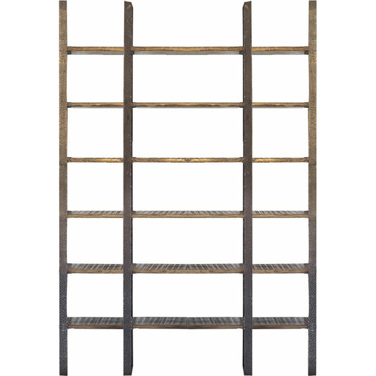Taunton Shelving Unit by Mercana in natural. Made from unique in a modern style.