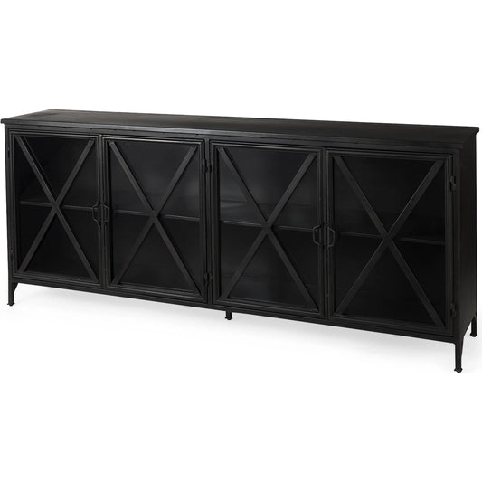 Poppy Sideboard by Mercana in natural. Made from unique in a modern style.