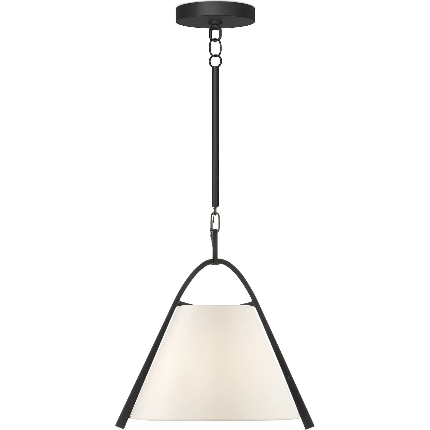 008 SI-1923913 | Additional Silo | Frey Pendant by Currey and Company in satin black, brushed brown. Made from metal in a transitional style.