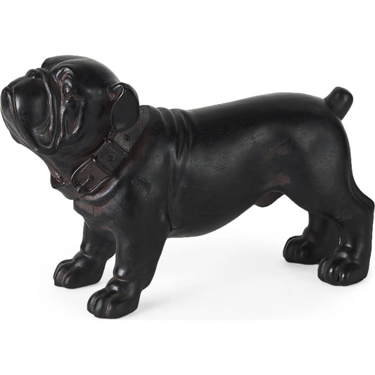 Hugo Bulldog by Mercana in black. Made from unique in a traditional style.
