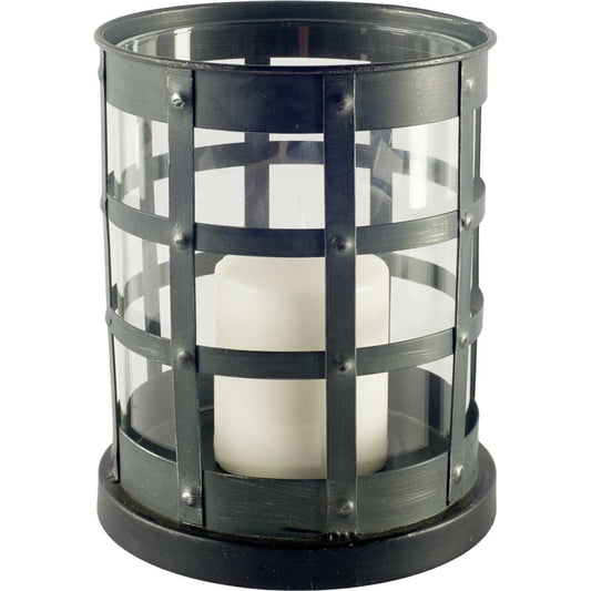 Oliver Caged Table Candle Holder by Mercana in natural. Made from unique in a modern style.