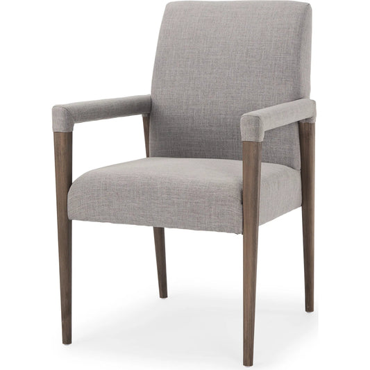 Palisades Dining Chair by Mercana. Made from wood, fabric in a modern style.