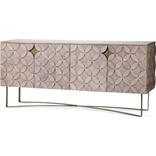 Excelsior Sideboard by Mercana in natural. Made from unique in a modern style.