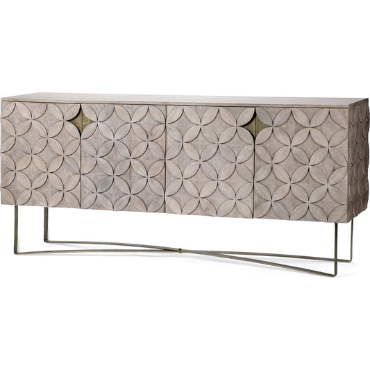 Excelsior Sideboard by Mercana in natural. Made from unique in a modern style.