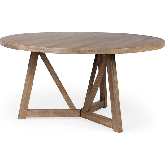 Legolas Dining Table by Mercana in natural. Made from unique in a modern style.