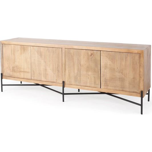 Cairo Sideboard by Mercana in natural. Made from unique in a modern style.