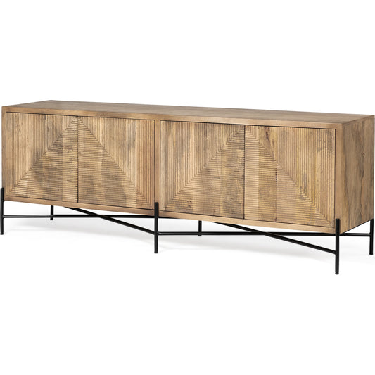 Cairo Sideboard by Mercana in natural. Made from unique in a modern style.