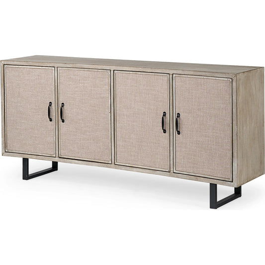 Bellefontaine Sideboard by Mercana in natural. Made from unique in a modern style.
