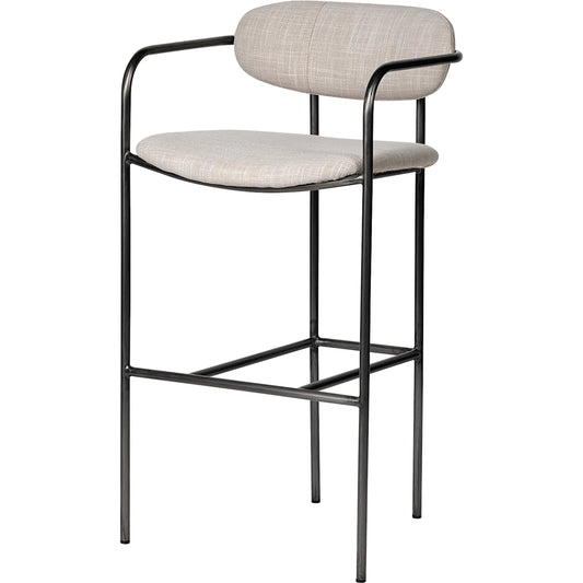 001 SR-815699 | Primary Silo | Parker Upholstered Seat Bar Stool by Mercana. Made from fabric in a modern style.