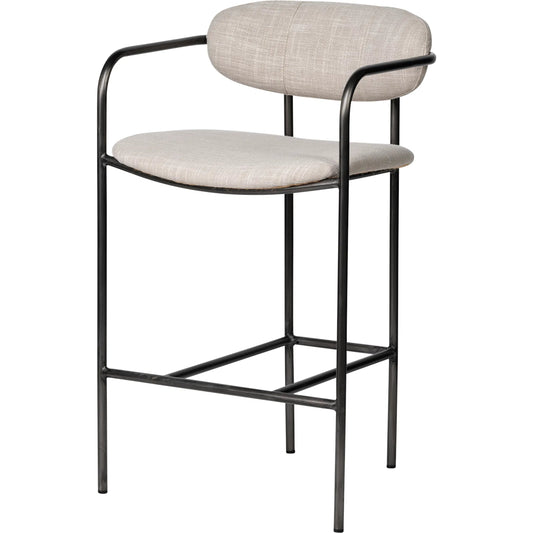 Parker Upholstered Seat Bar/Counter Stool by Mercana. Made from unique in a modern style.