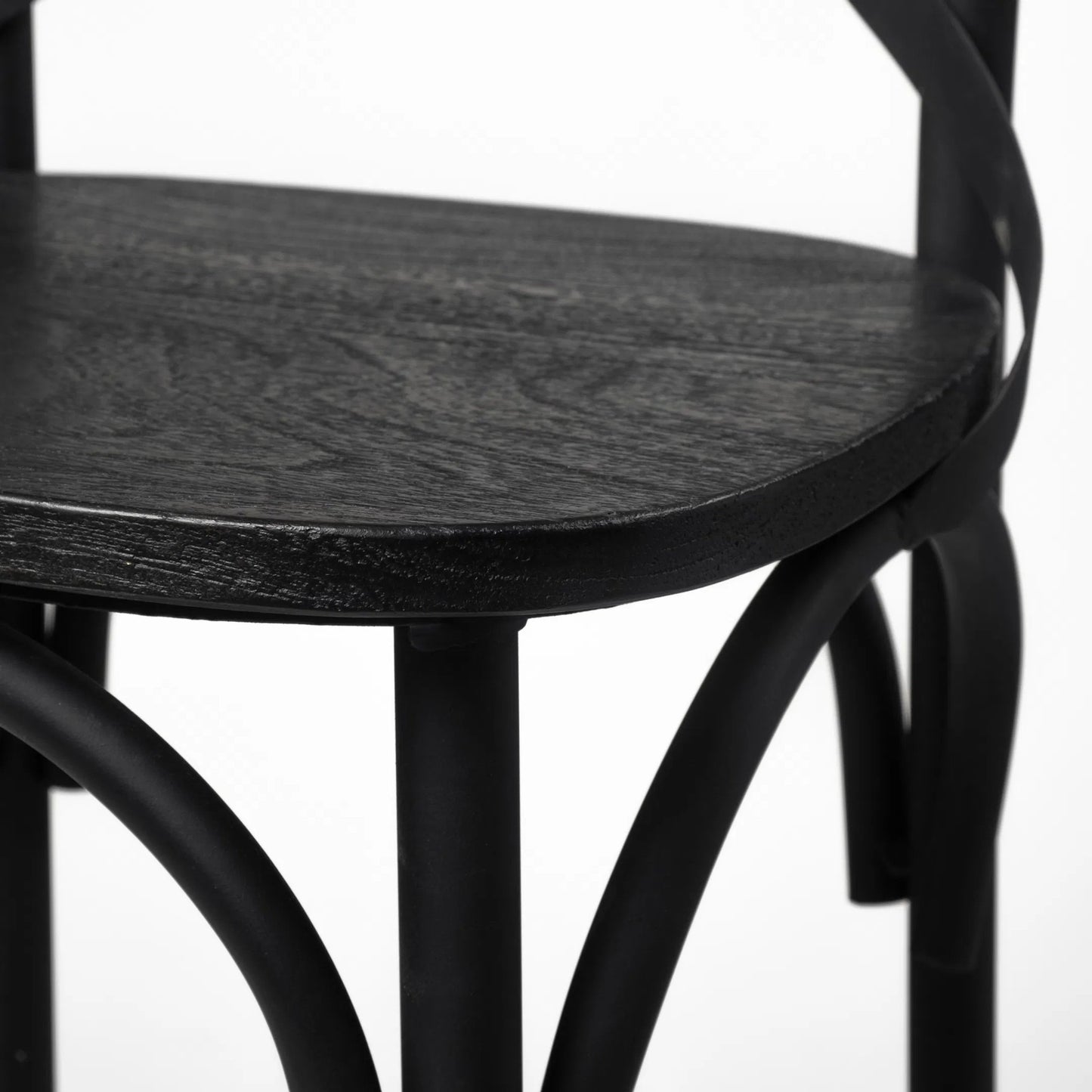 012 SR-815155 | Closeup | Etienne Wood Seat Bar/Counter Stool by Mercana. Made from unique in a cottage & farmhouse style.