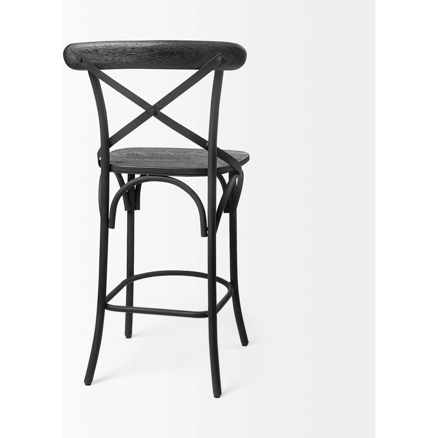 019 SR-815155 | Unknown | Etienne Wood Seat Bar/Counter Stool by Mercana. Made from unique in a cottage & farmhouse style.