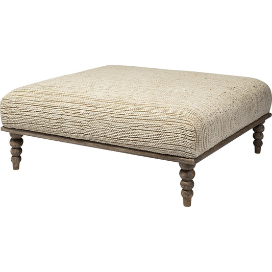 004 None | Unknown | Alder Square Bench by Mercana in natural. Made from unique in a transitional style.