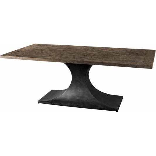 Maxton Dining Table by Mercana in natural. Made from unique in a modern style.