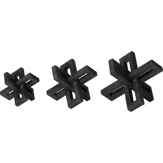 Aleph & Jacks Set of Three by Mercana in natural. Made from unique in a modern style.