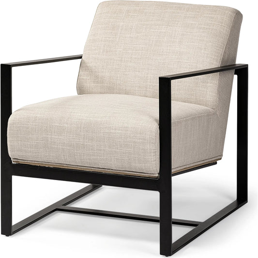 Stamford Leather Accent Chair by Mercana. Made from unique in a modern style.