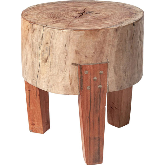 Asco Stool by Mercana in natural. Made from unique in a eclectic & global style.