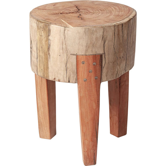 Asco Stool by Mercana in natural. Made from unique in a eclectic & global style.