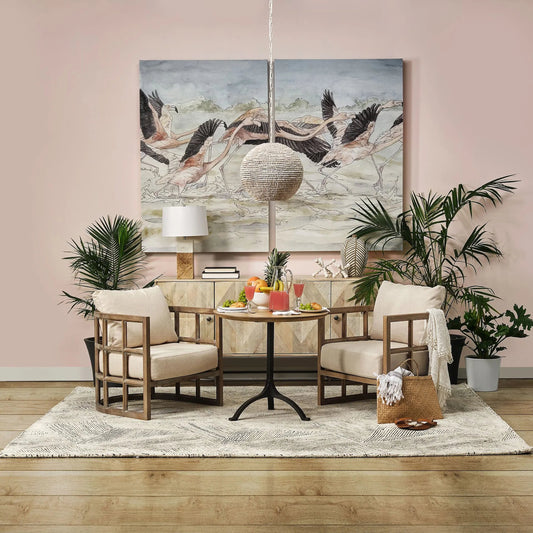 Hogarth Sideboard by Mercana in natural. Made from unique in a modern style.