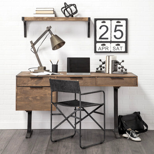 Direttore Dining Chair by Mercana in black leather. Made from unique in a modern style.