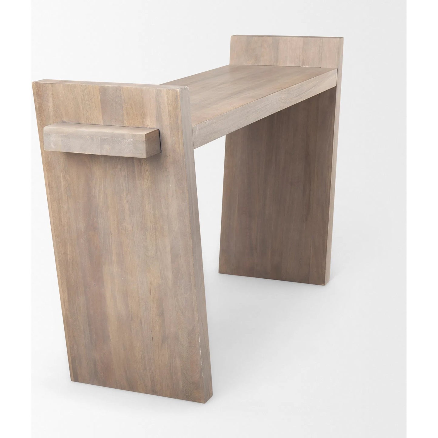 008 SR-815116 | Unknown | Elaine Console Table by Mercana in mango wood, medium brown. Made from unique in a eclectic & global style.