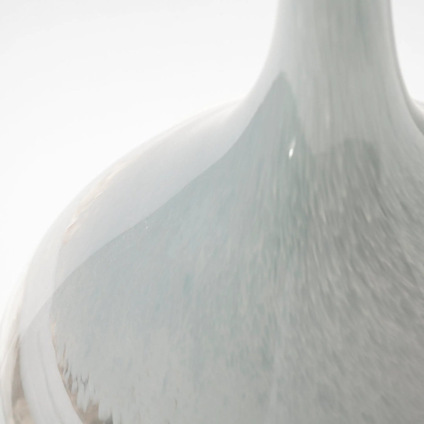 005 S-224485 | Closeup | Erie I Two Toned Sky Dark Blown Vase by Mercana in blue, bronze. Made from unique in a coastal style.