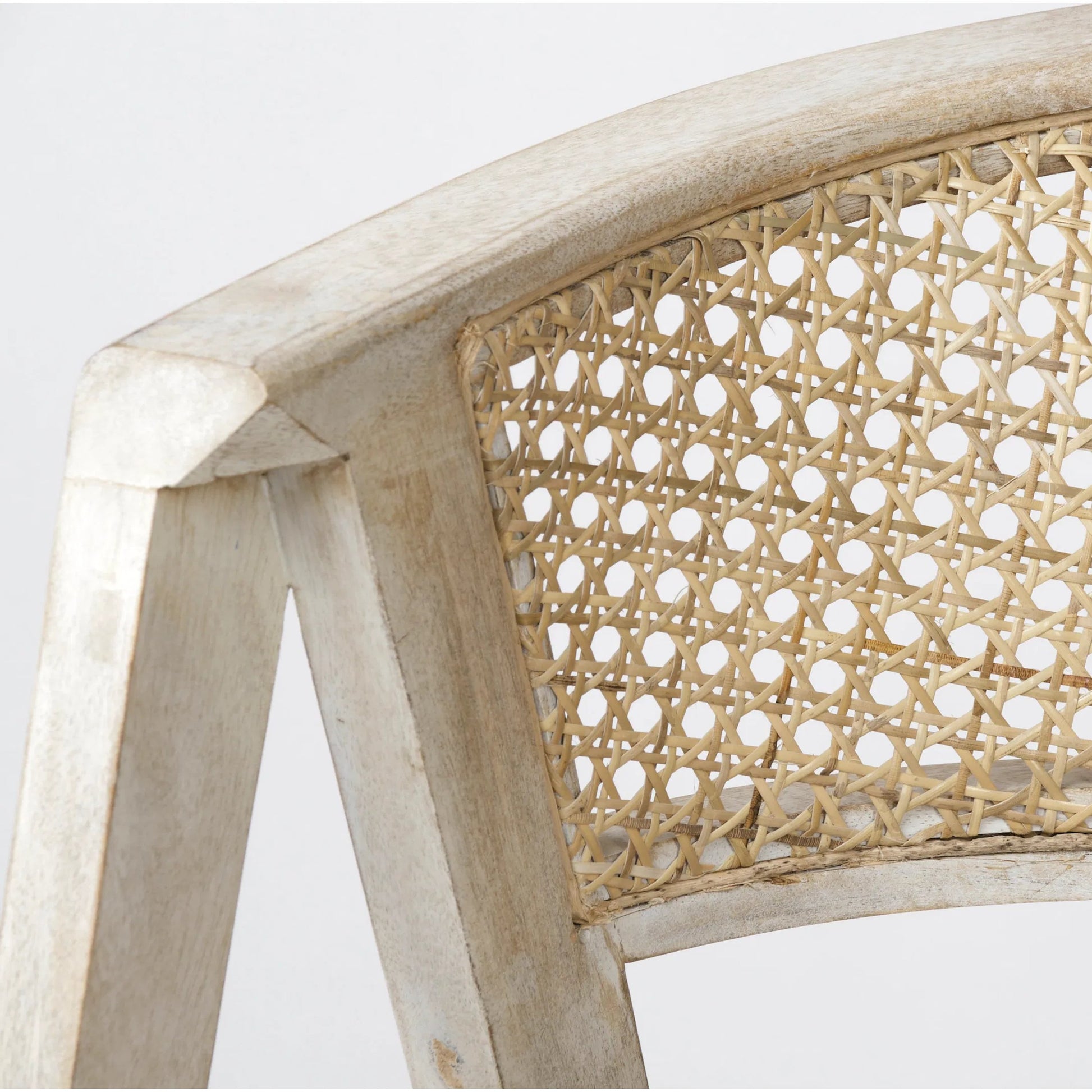 Tabitha Upholstered Seat Bar/Counter Stool by Mercana in blonde. Made from unique in a coastal style.