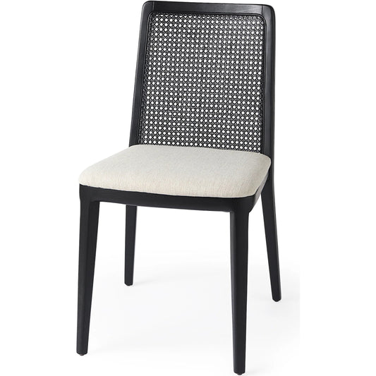 Clara Dining Chair (Set of 2) by Mercana. Made from fabric, wood in a transitional style.