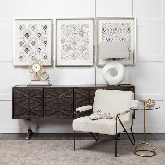 Celtica Table Lamp by Mercana in white. Made from unique in a modern style.