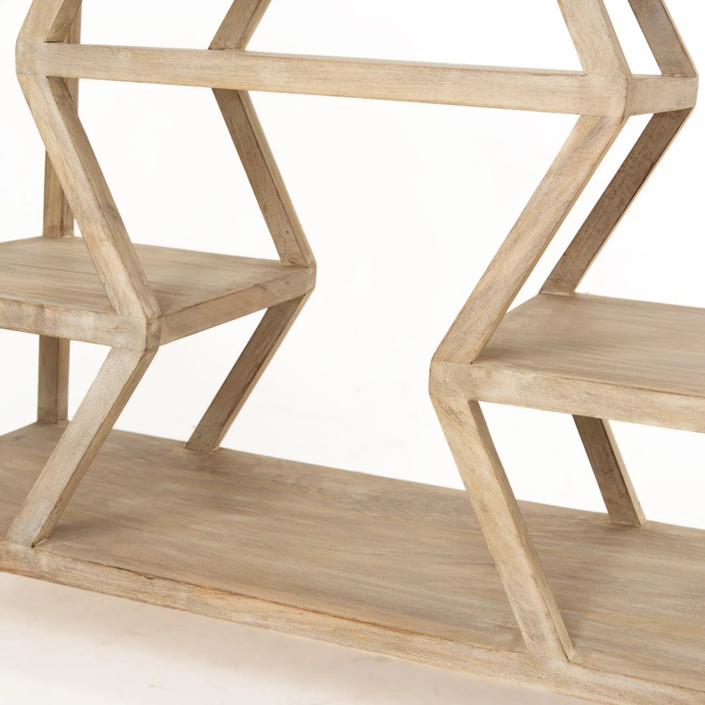 006 SR-815020 | Closeup | Dayton Console Table by Mercana in natural, mango wood. Made from unique in a modern style.