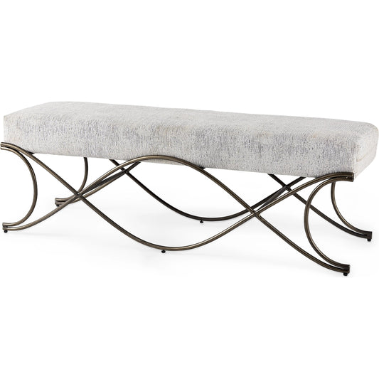 Ayla Bench by Mercana. Made from metal in a modern style.