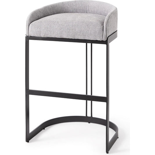 Hollyfield Bar Stool by Mercana. Made from metal in a transitional style.