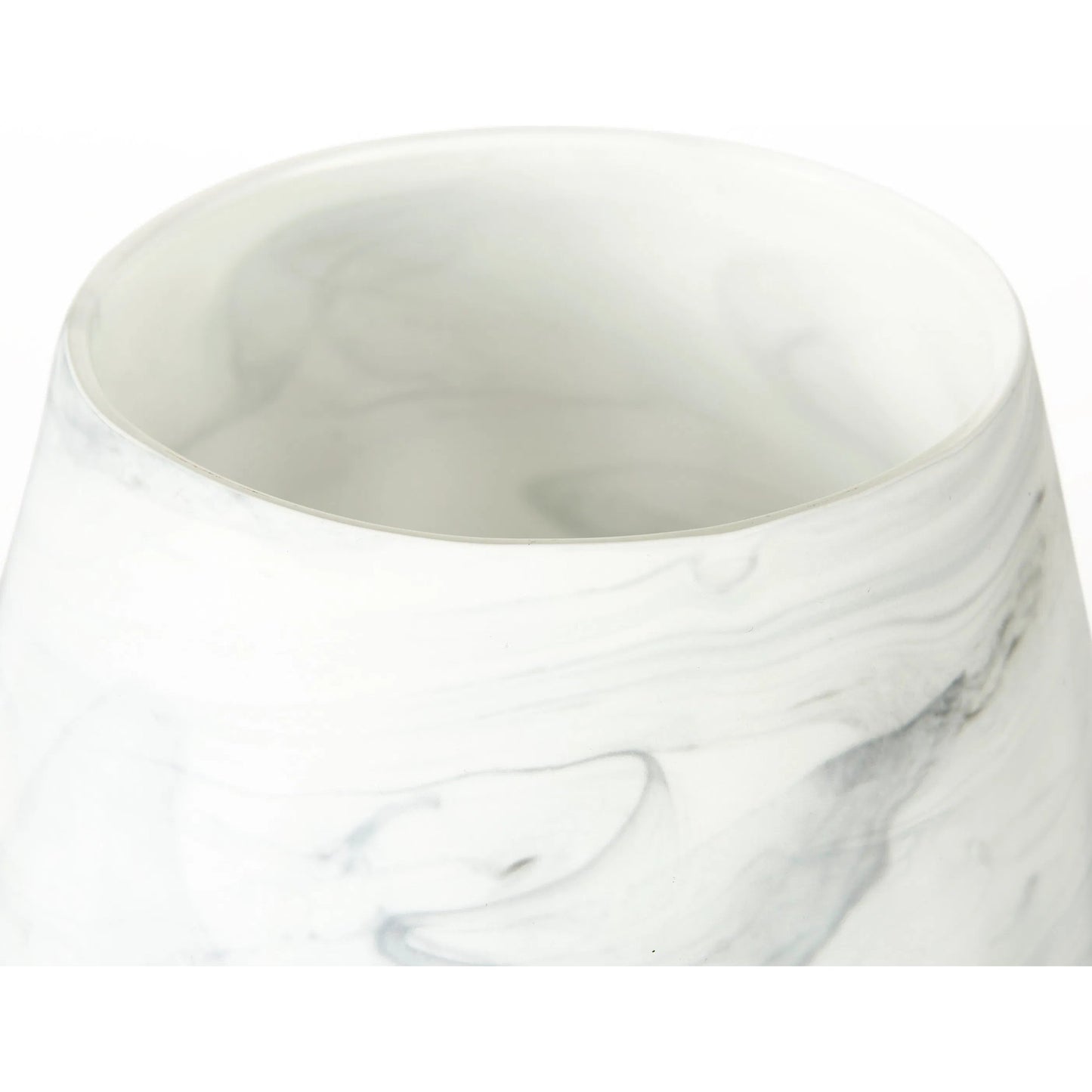 005 SR-387944 | Additional Silo | Volta I Glass Abstract Pattern Vase by Mercana in off white, gray. Made from ceramic in a modern style.