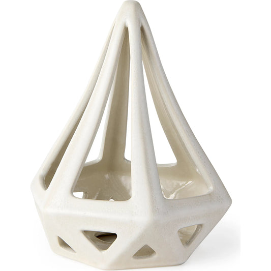 Hood Geometric Ceramic Object by Mercana in bronze. Made from metal in a modern style.