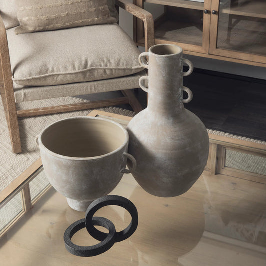 Rafiki Conjoined Circles by Mercana. Made from metal in a modern style.