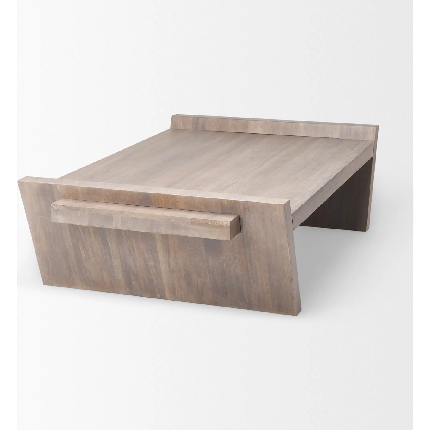 008 SR-815115 | Unknown | Elaine Coffee Table by Mercana in mango wood, medium brown. Made from unique in a eclectic & global style.