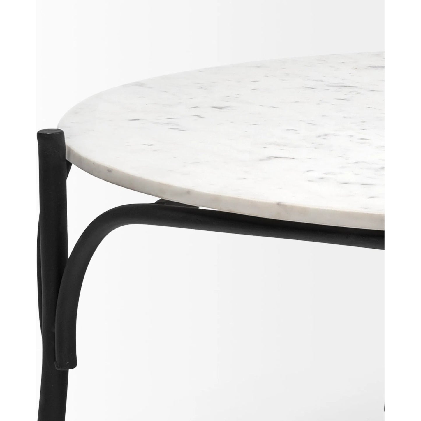 008 SR-815159 | Closeup | Etienne Coffee Table by Mercana in white marble. Made from marble in a cottage & farmhouse style.
