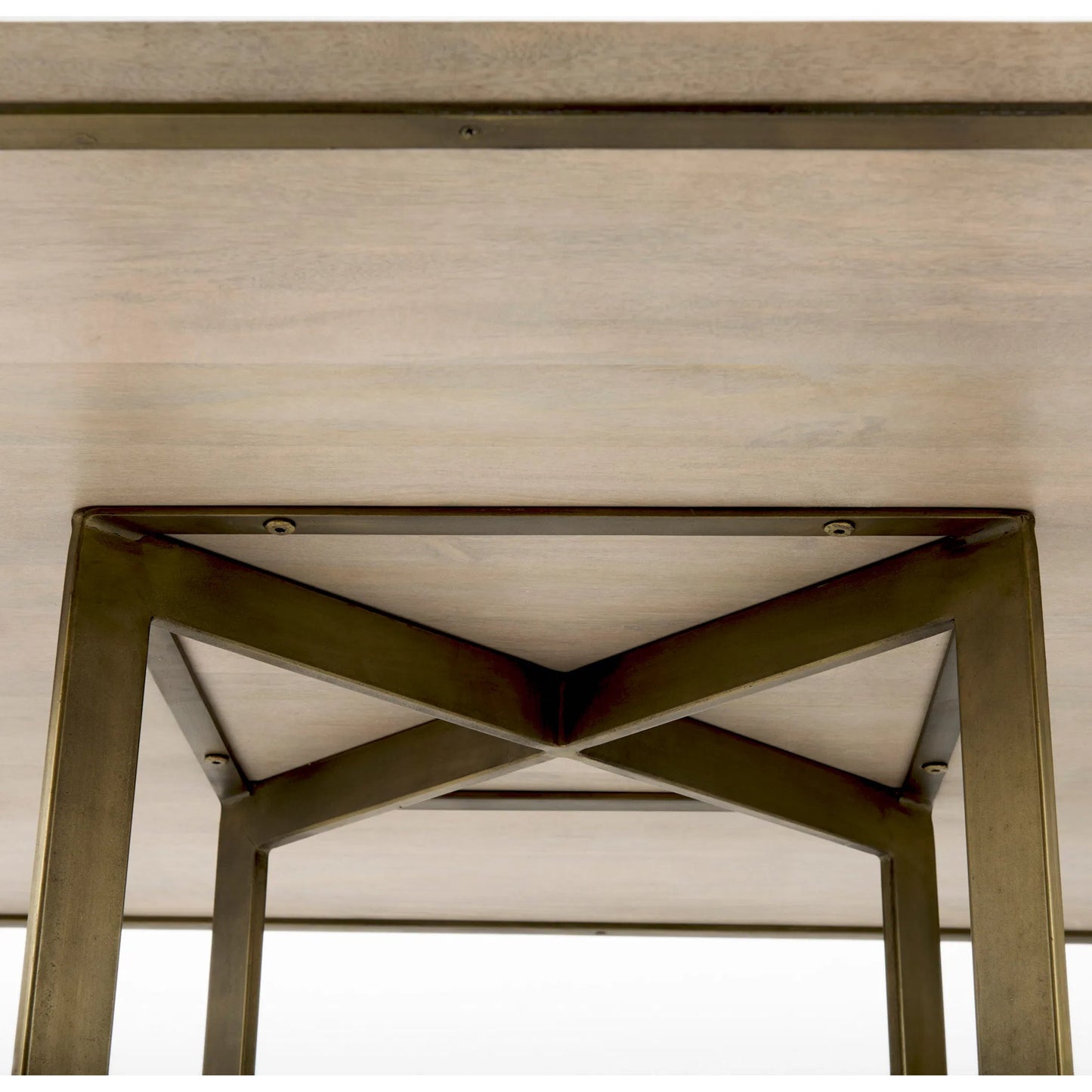 006 SI-2369433 | Closeup | Faye Square Dining Table by Mercana. Made from solid wood in a unique style.