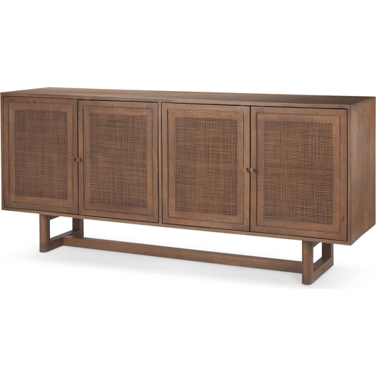 Grier Sideboard by Mercana. Made from solid wood in a rustic style.