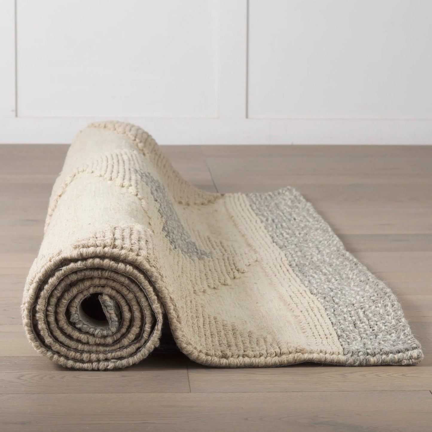 003 SI-2369569 | Additional Silo | Emory Wool Hand Woven Diamond Patterned Rug by Mercana in beige, brown, gray, ivory. Made from fabric in a unique style.