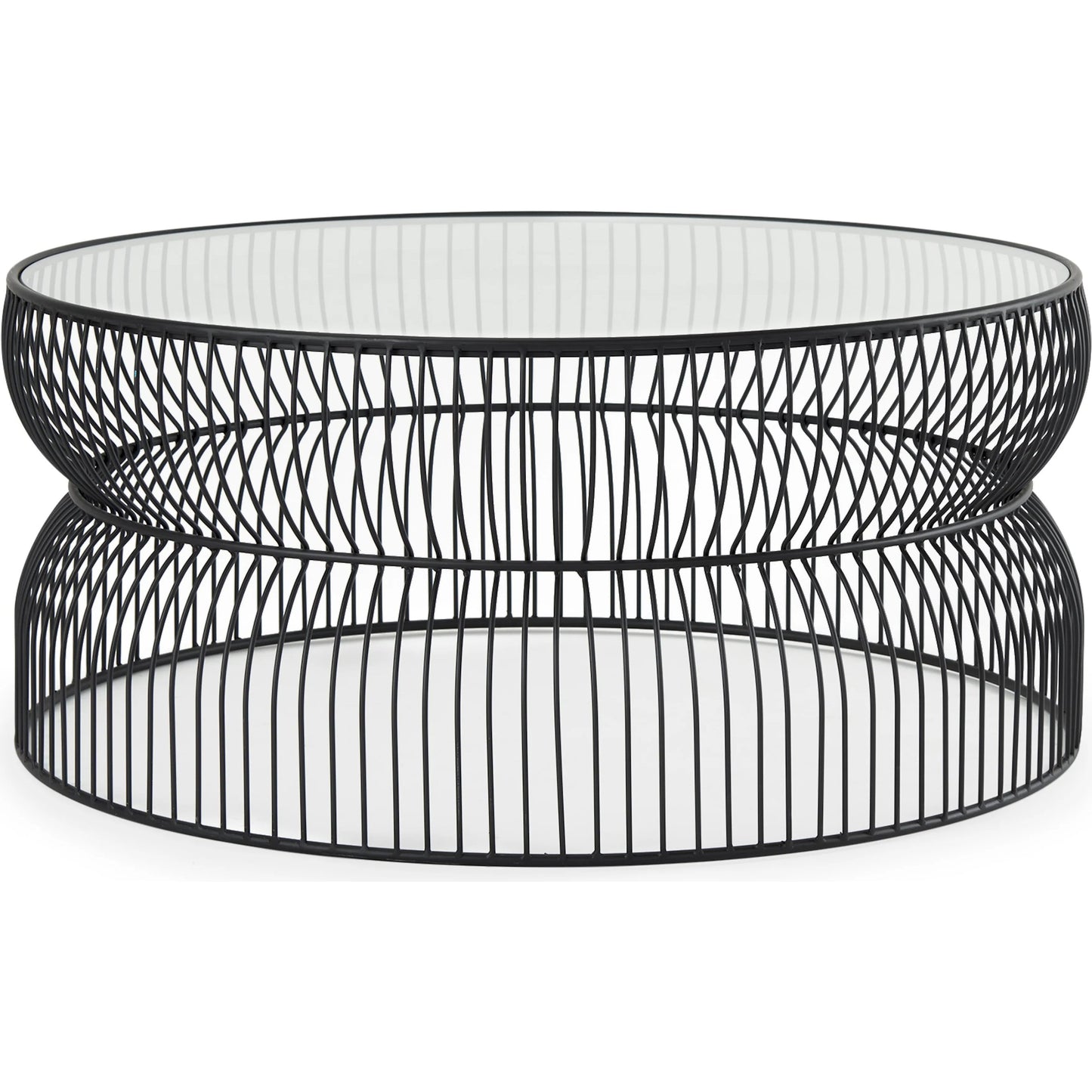 001 SI-2369996 | Primary Silo | Shani Coffee Table by Mercana in black. Made from metal in a unique style.