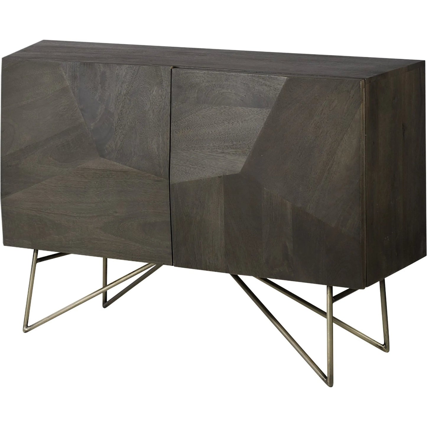 012 SI-2369951 | Primary Silo | Darwin Accent Cabinet by Mercana in dark brown. Made from solid wood in a modern style.