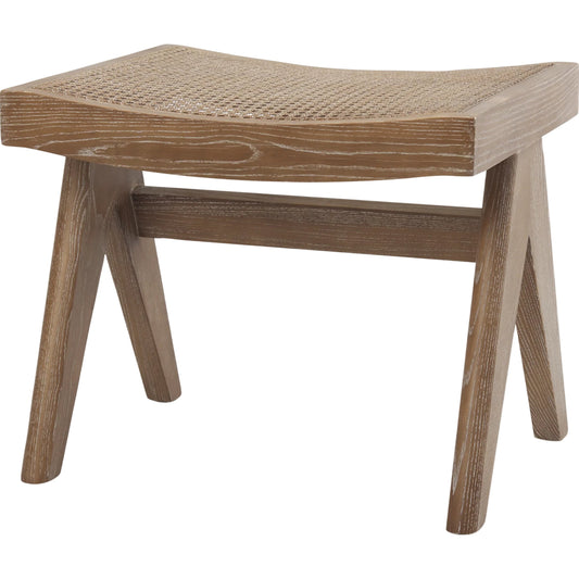 Arvin Stool by Mercana. Made from solid wood in a modern style.