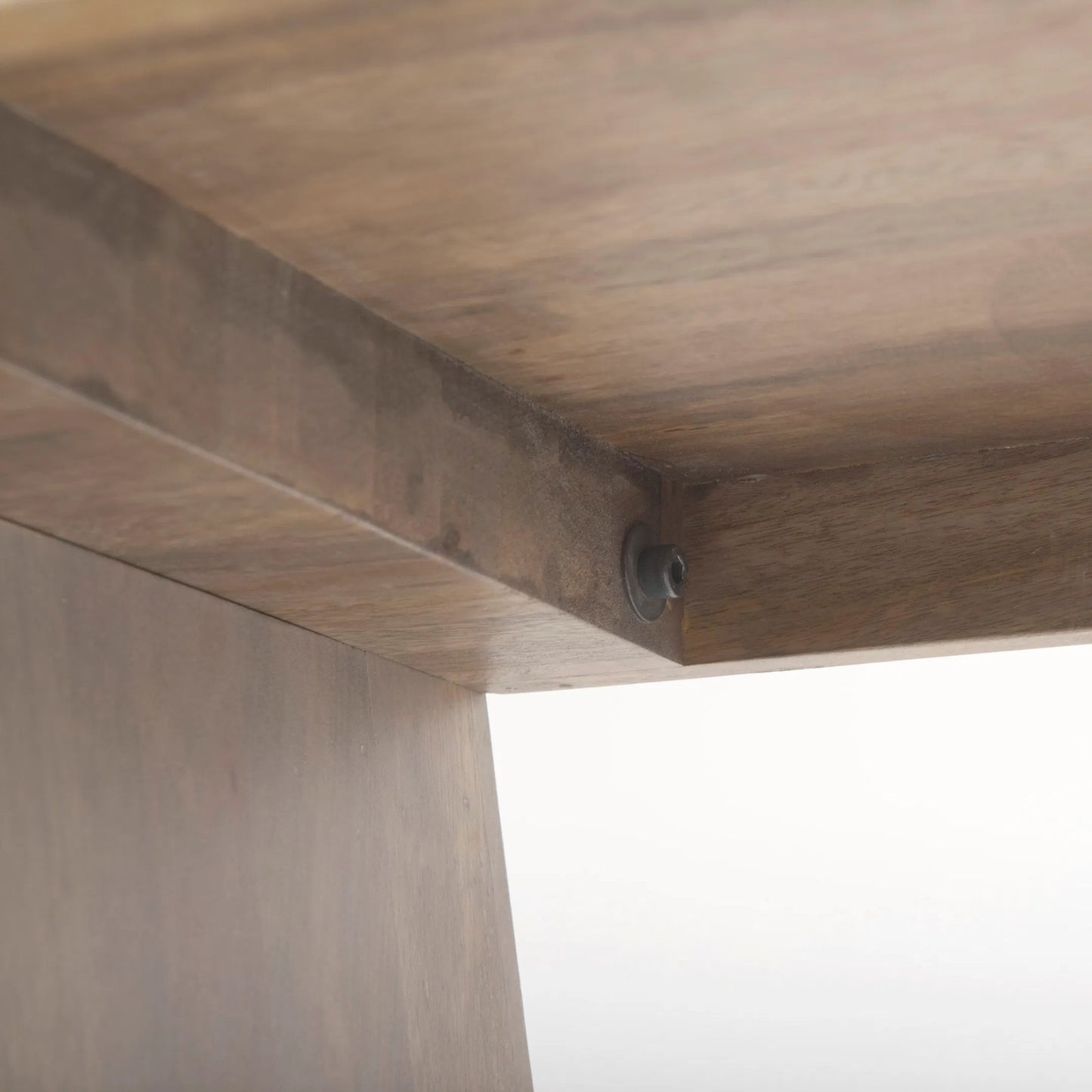 007 SR-815116 | Closeup | Elaine Console Table by Mercana in mango wood, medium brown. Made from unique in a eclectic & global style.