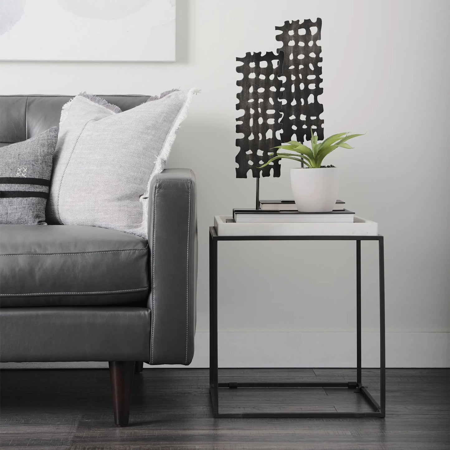 013 SR-815612 | Lifestyle | Nathan End/Side Table by Mercana in natural. Made from unique in a modern style.