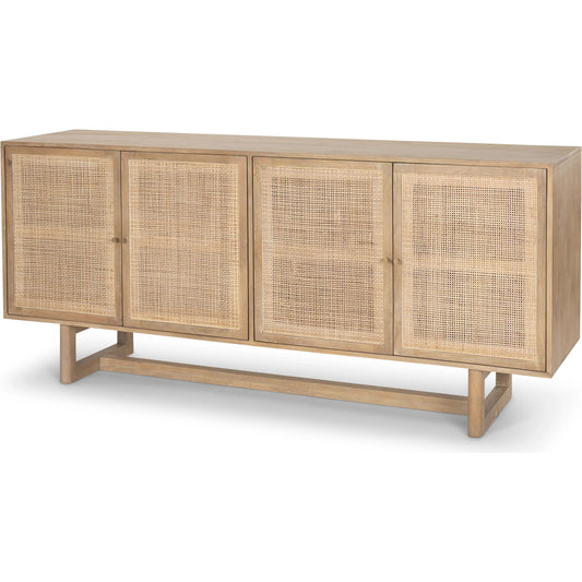 Grier Sideboard by Mercana. Made from solid wood in a rustic style.