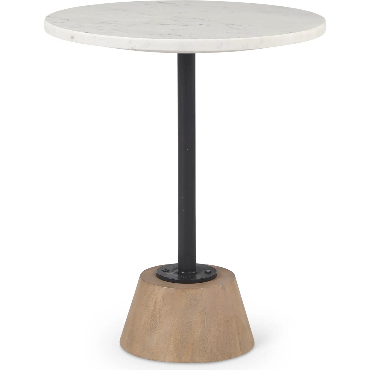 001 SI-2369447 | Primary Silo | Maxwell Side Table by Mercana in white. Made from stone in a unique style.