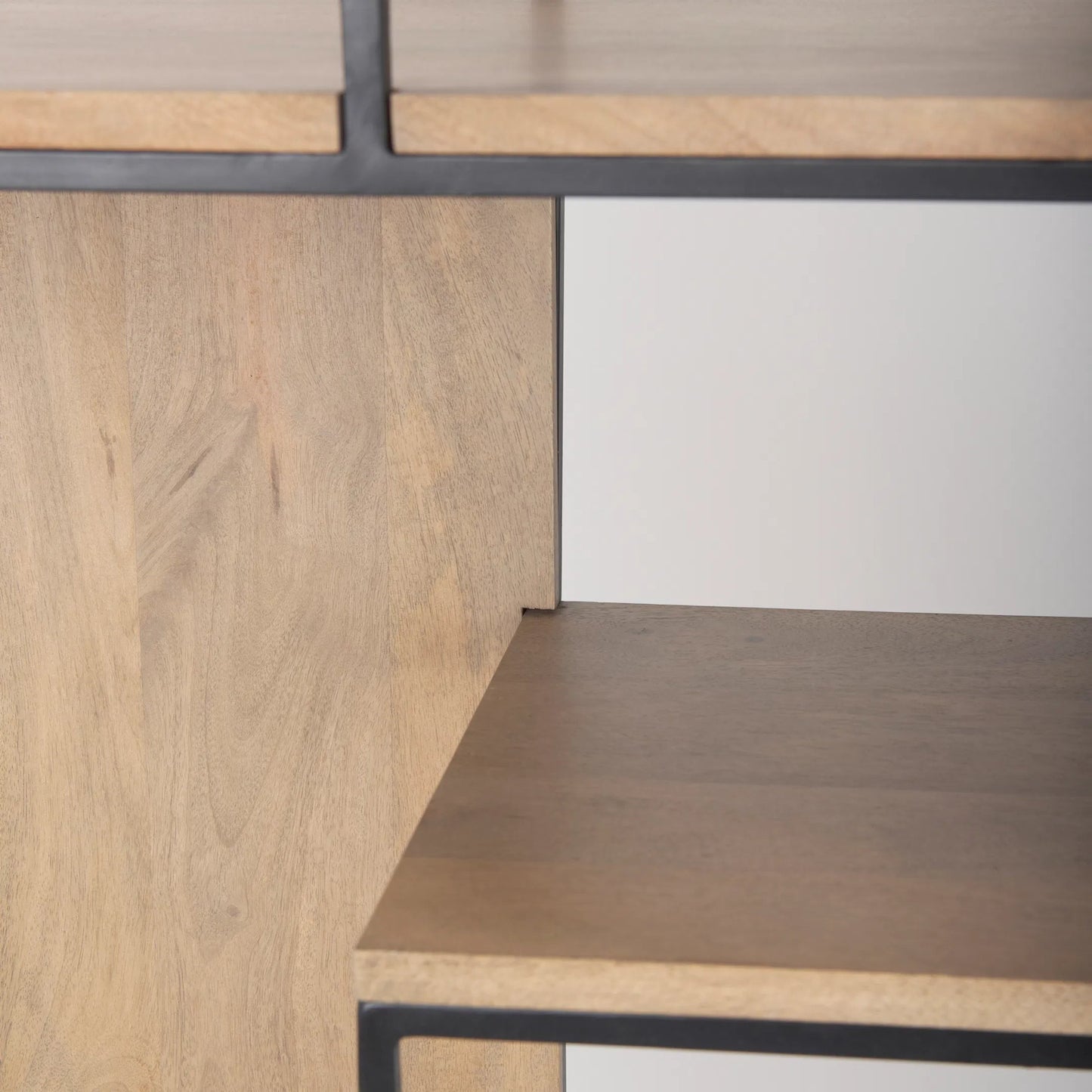 053 SI-2369400 | Closeup | Morris 6-TIER Shelving Unit by Mercana. Made from unique in a modern style.