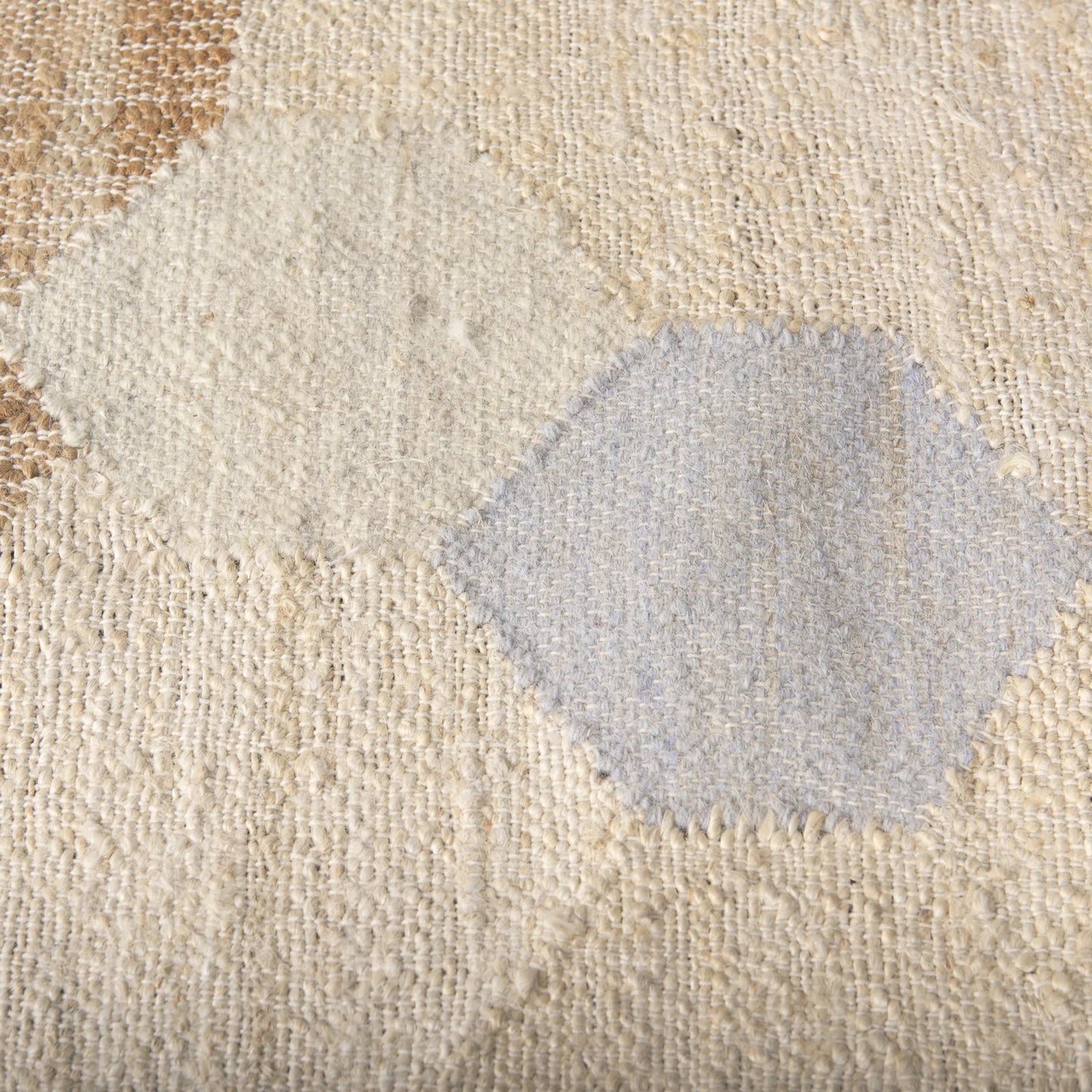 009 SI-2369747 | Closeup | Mayson Multi-Colored Area Rug by Mercana in blue, cream. Made from fabric in a unique style.