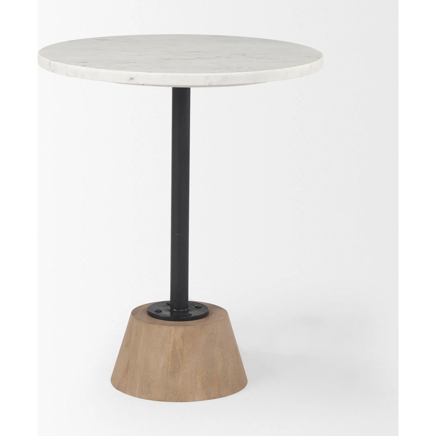 002 SI-2369447 | Additional Silo | Maxwell Side Table by Mercana in white. Made from stone in a unique style.